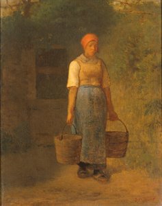 Menina que transporta água de Jean Francois Millet