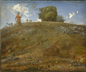 Na Auvergne, 1866-69 de Jean Francois Millet