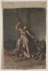 Liberdade, provavelmente 1848. de Jean Francois Millet