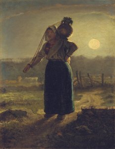 Leiteira normanda, 1853-54 de Jean Francois Millet