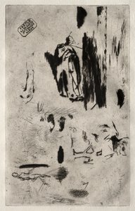 Teller mit Skizzen von Jean Francois Millet