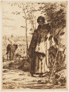 Tricô Pastora de Jean Francois Millet