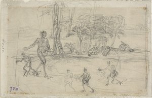 O diabo semear de Jean Francois Millet