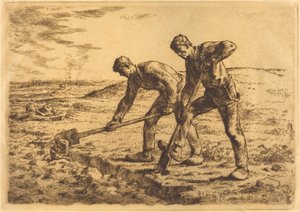 Os Diggers (Les becheurs) de Jean Francois Millet