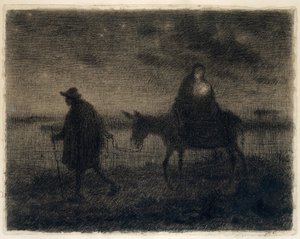 A fuga para o Egito de Jean Francois Millet