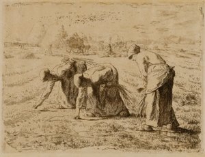 Os respigadores de Jean Francois Millet