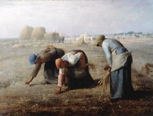 Os Gleaners, 1857 de Jean Francois Millet