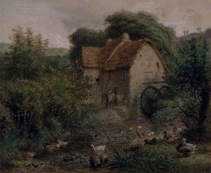 O Velho Moinho de Jean Francois Millet