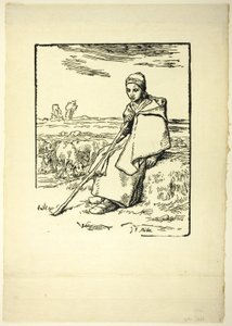 A Pastora de Jean Francois Millet
