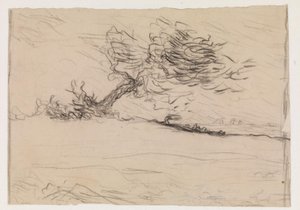 A rajada de vento de Jean Francois Millet