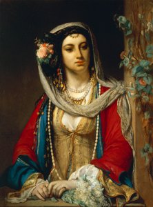 Mulher judia do Cairo (óleo sobre tela)