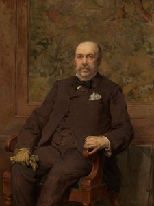 Auto-retrato (óleo sobre tela) de Jean Francois Portaels