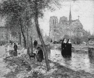 Notre Dame de Paris, 189095. de Jean Francois Raffaelli