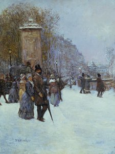 O passeio em Paris de Jean Francois Raffaelli