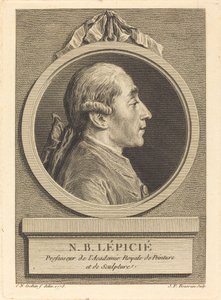N.B. Lepicie de Jean Francois Rousseau after Charles Nicolas Cochin II