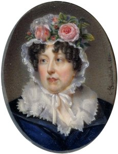 Pulseira com retrato de Lady Susan Murray de Jean-François Gérard Fontallard