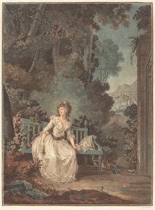 Nina, ou La Folle par amour (Nina, ou A Mulher Enlouquecida de Amor) de Jean François Janinet after Claude Hoin