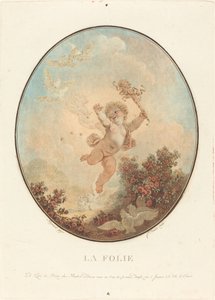 A loucura de Jean François Janinet after Jean Honoré Fragonard