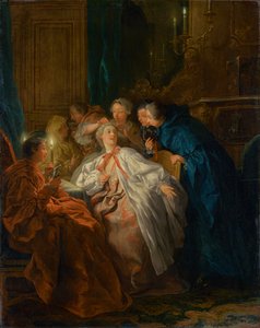 Antes do baile de Jean François de Troy