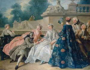 Declaração de amor. 1731 de Jean François de Troy