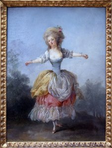 Dançarino em Luís XVI. Pintura de Jean Frederic Schall (1752-1825), óleo sobre tela, finais do século XVIII. Museu de Belas Artes de Nantes.