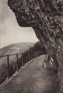 Vista de Rigi Kaltbad (foto a p/b) de Jean Gaberell