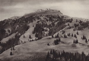 Hotéis Rigi Kulm (foto p/b) de Jean Gaberell