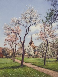 Suíça: St Chrischona perto de Basileia (foto a cores) de Jean Gaberell