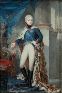 Retrato do imperador Alexandre I 1777-1825, início de 1800 de Jean Gerin