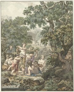paisagem da Arcádia de Jean Grandjean