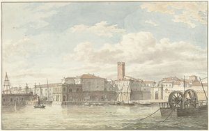 O porto de Civitavecchia de Jean Grandjean