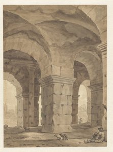 Sob os arcos do Coliseu de Jean Grandjean