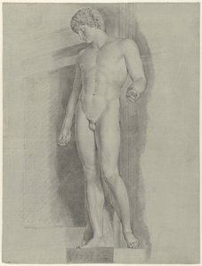Estudo da estátua chamada Albani Antinous