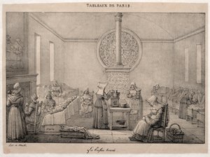 Cenas de Paris: O Hospital Foundling de Jean Henri Marlet