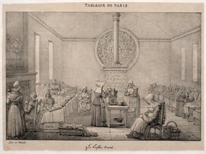 Cenas de Paris: O Hospital Fundador. de Jean Henri Marlet