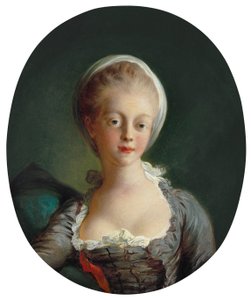 Fragonard - Retrato de uma Jovem Senhora, ca. 1770 - 1772 de Jean Honore Fragonard
