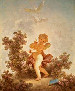 Fragonard - O Progresso do Amor Amor a Sentinela, 1790-91 de Jean Honore Fragonard