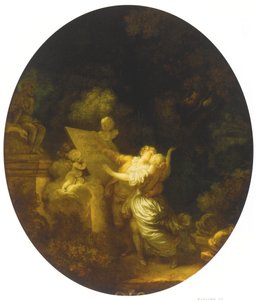 O juramento de amor de Jean Honore Fragonard