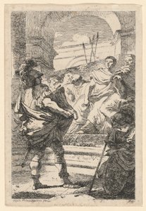 Mucius Scaevola de Jean Honoré Fragonard after Giovanni Battista Tiepolo