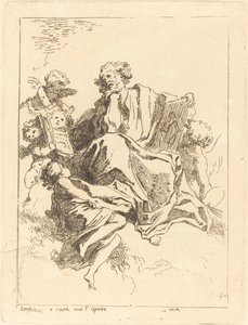 São Lucas de Jean Honoré Fragonard after Giovanni Lanfranco