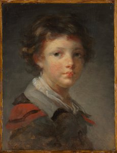 Um menino em uma capa vermelha de Jean Honore Fragonard