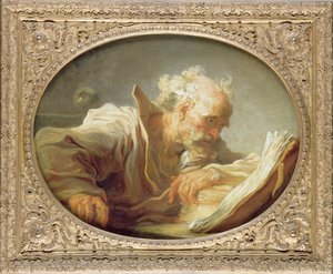 Um filósofo, c.1764 (ver também 146465) de Jean Honore Fragonard
