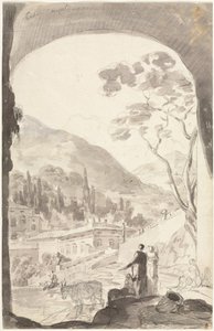Cava Nápoles, década de 1700 ou 1800. de Jean Honore Fragonard