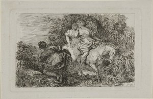 Cloelia e os seus companheiros de Jean Honore Fragonard