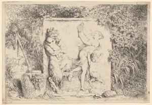 Dança dos Sátiros de Jean Honore Fragonard