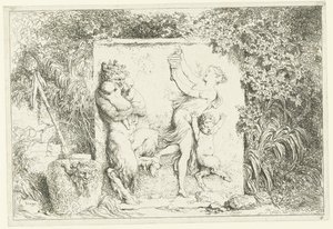 Dança de sátiros
Bacanales (título da série)
Ninfas e sátiros (título da série) de Jean Honore Fragonard