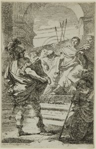 Fabius Maximus perante o Senado cartaginês de Jean Honore Fragonard