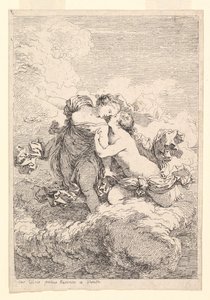 Cena mitológica, possivelmente Diana Seducing Callisto, ca. 1764 de Jean Honore Fragonard