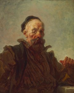 Retrato de um homem em traje espanhol, 1768-70 de Jean Honore Fragonard