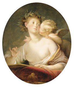 Safo Inspirado pelo Cupido de Jean Honore Fragonard